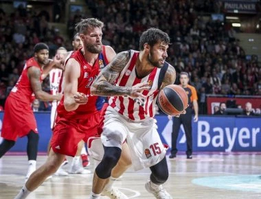 Νίκη ανάσα για τον Ολυμπιακό κόντρα στη Μπάγερν Μονάχου με 62-72